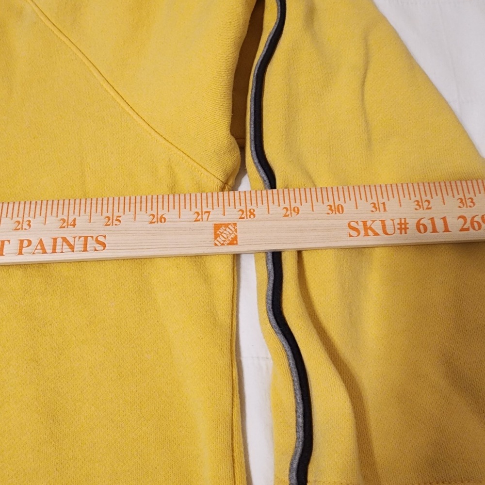 Tommy Hilfiger Athletics Yellow Sweatshirt Pullover Extra Large XL Mens Sport - Picture 7 of 10
